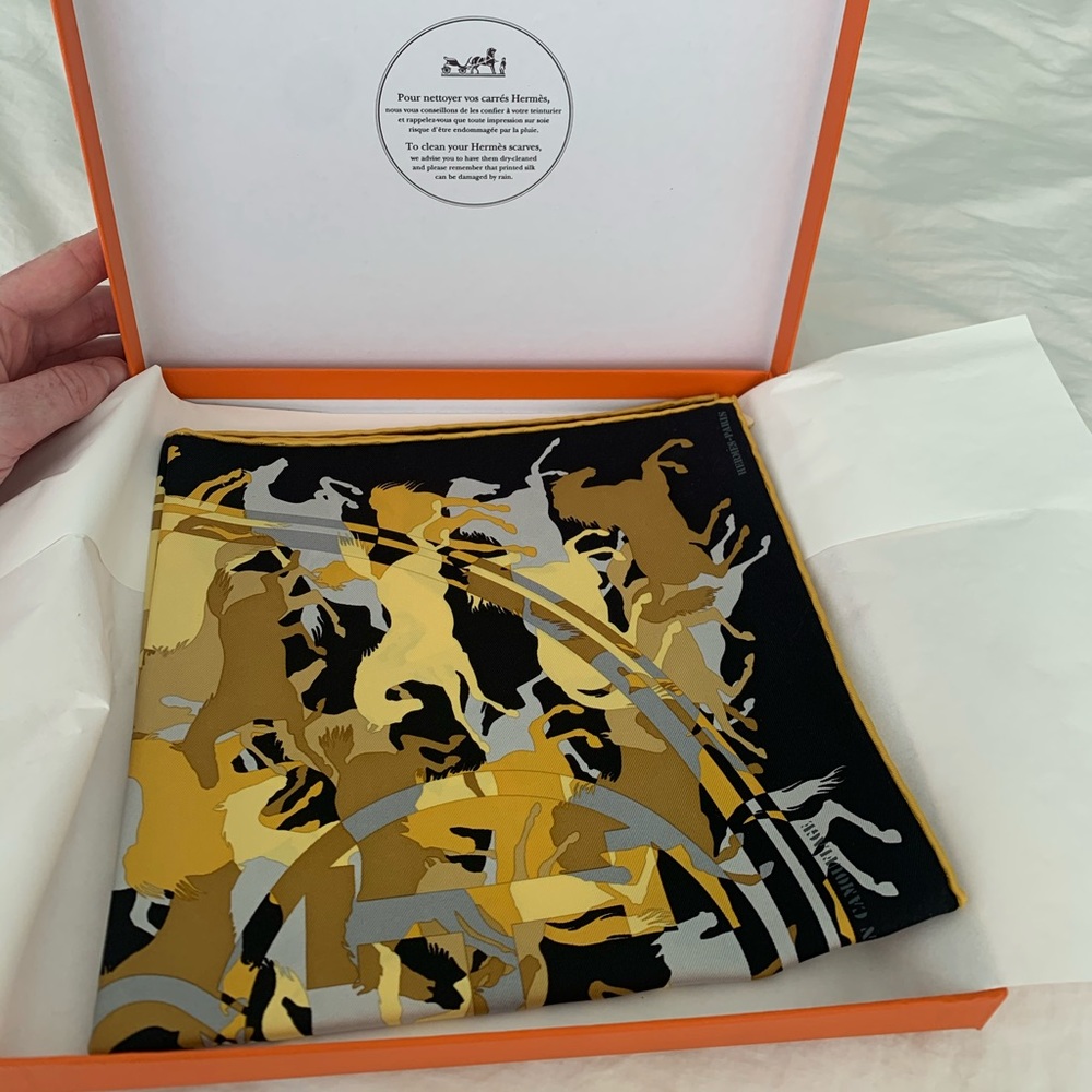 Hermès scarf square 45x45cm
